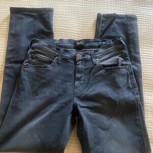 PAIGE Jeans Normandie Men's Straight Fit Sz 29 Dark Gray Transcend Luxury Fabric